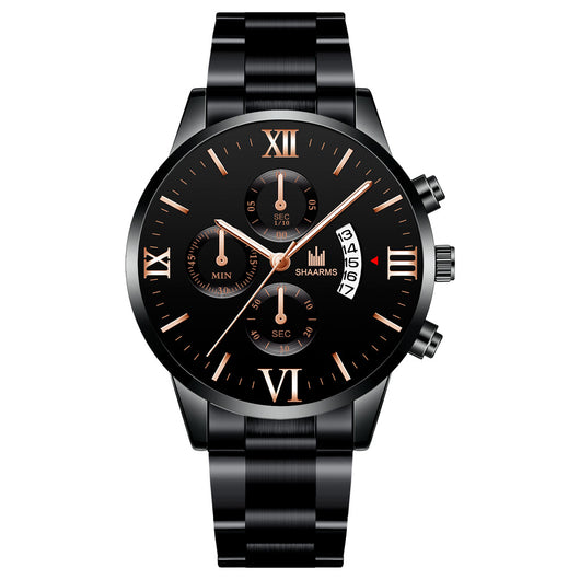 Reloj de Acero Inoxidable para Hombre con Calendario y Movimiento de Cuarzo - Image 15