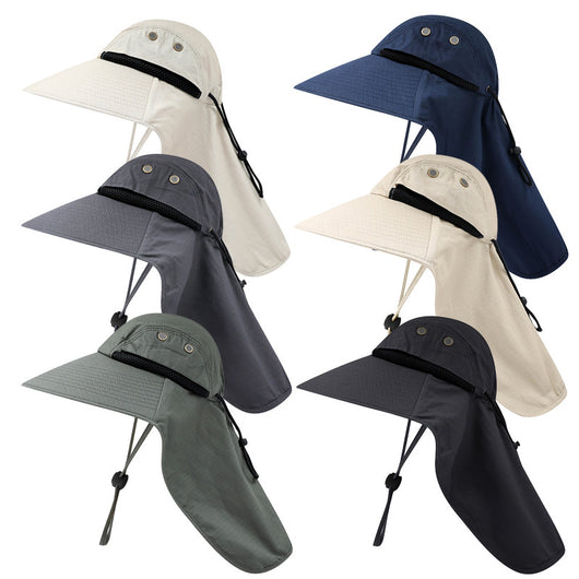Sombrero de Protección Solar con Solapa para Cuello UV50 - Pesca y Viaje - Image 5