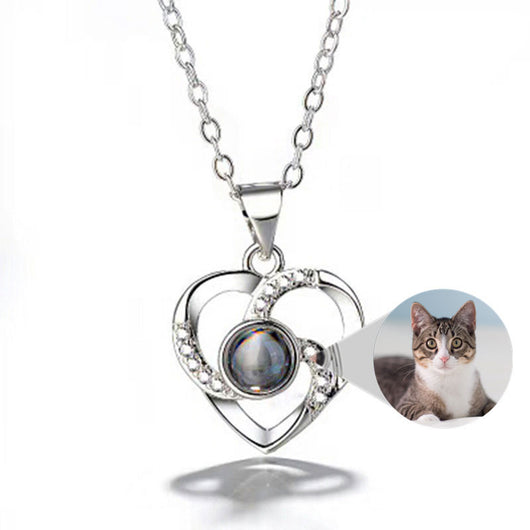 Collar Romántico con Proyección de Foto a Color en Plata S925 - Image 10