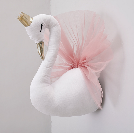 Cabeza de Cisne Decorativa con Corona - Adorno de Pared - Image 8
