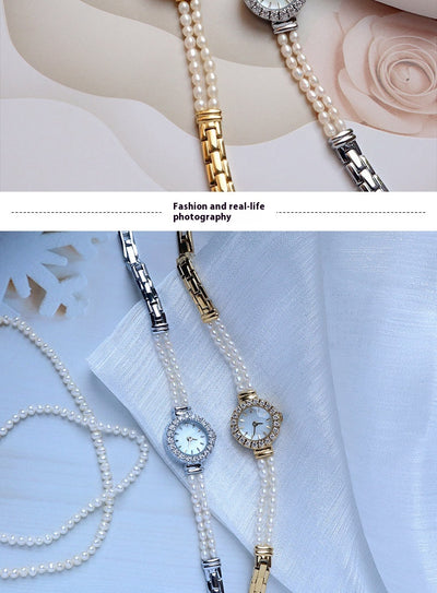 Reloj Pulsera de Perlas Agua Dulce 6A Natural - Diseño Versátil de Alta Gama - Image 9