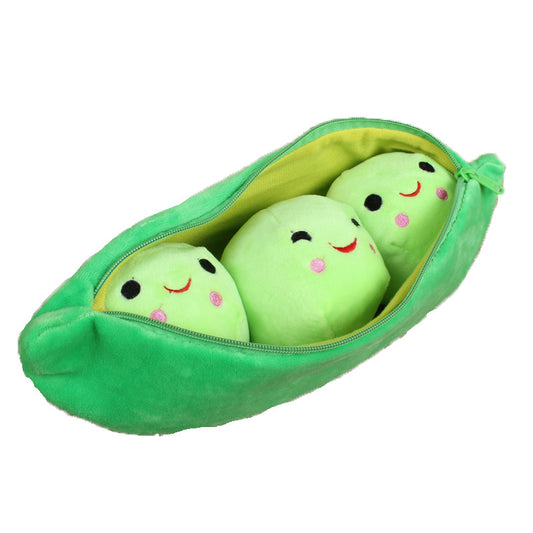 Almohada Peluche Vaina de Guisantes Grande - Juguete Suave Creativo para Niñas