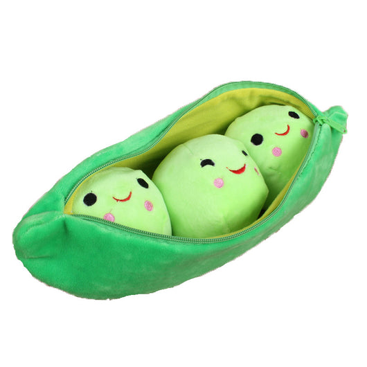 Almohada Peluche Vaina de Guisantes Grande - Juguete Suave Creativo para Niñas