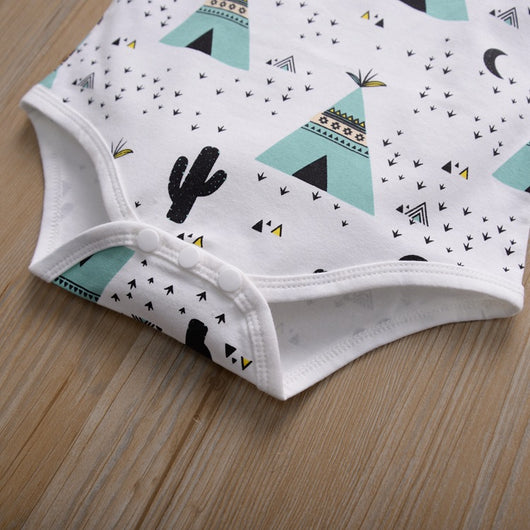 Enterizo de Algodón para Bebé - Diseño Clásico de Una Pieza - Image 2