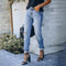 Jeans Ajustados Cintura Media para Mujer - Diseño Moderno y Versátil