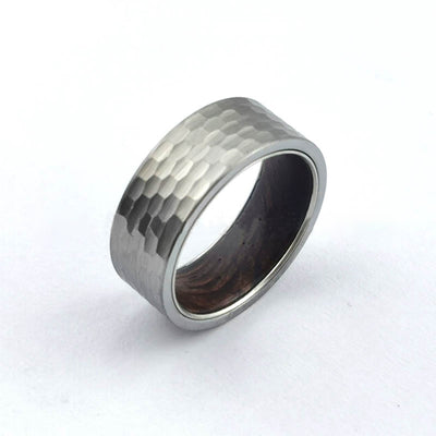 Anillo de Tungsteno para Hombre - Diseño Elegante Plata para Bodas y Compromisos - Image 5