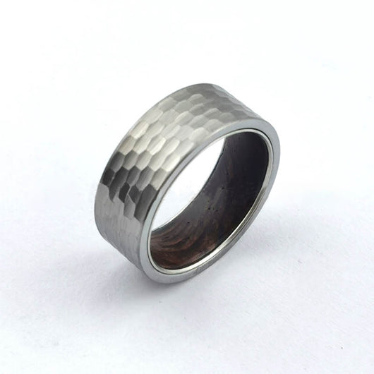 Anillo de Tungsteno para Hombre - Diseño Elegante Plata para Bodas y Compromisos - Image 5