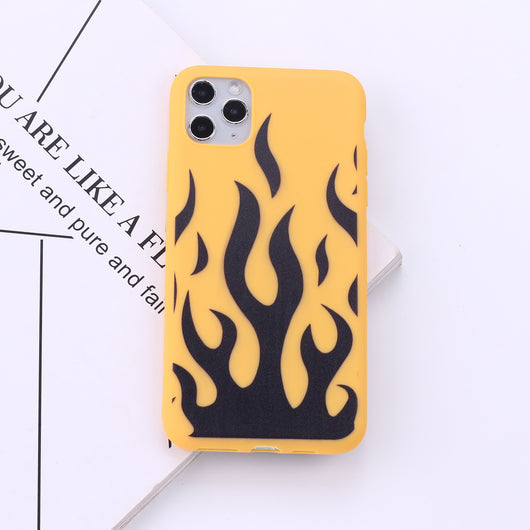 Funda Protectora Multicolor con Efecto Llama Compatible con Apple - Image 3