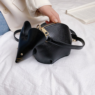 Bolsa Bandolera para Mujer con Diseño Ratón Adorable - Image 3