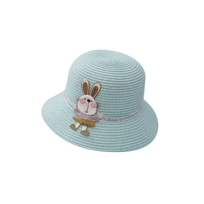 Set de Bolsa Decorativa y Sombrero de Paja con Diseño de Conejito - Image 16