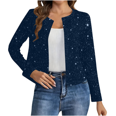 Cardigan Elegante con Detalles en Dorado para Mujer - Image 2