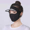 Hat Brim Ice Silk Mask Negro