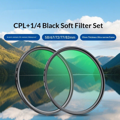 Filtro Polarizador CPL y Lente Soft-focus Profesional