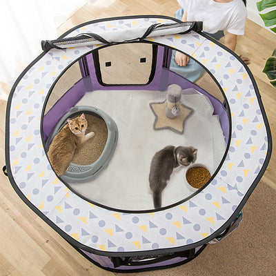 Carpa Plegable Cerrada para Parto de Gatos