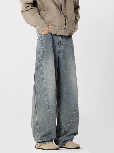 Pantalones Cargo Vaqueros Lavados Estilo Americano - Image 7