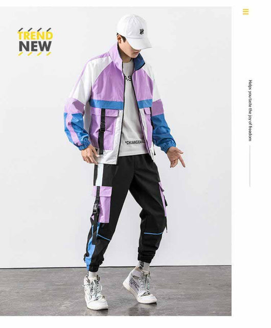 Conjunto Deportivo Juvenil de Dos Piezas con Chaqueta y Pantalón Multi-Bolsillos - Image 6