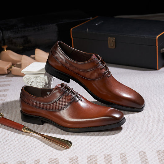 Zapatos de Cuero Formales Punta Aguda para Negocios - Image 10