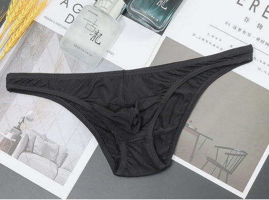 Bóxer Transparente Hombre Cintura Baja Seda Hielo Ultrafino Tanga - Image 23