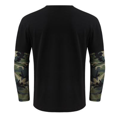 Remera Casual Hombre Cuello Redondo Camuflaje y Colores Lisos - Image 10