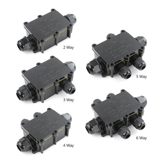 Caja Distribuidora Impermeable IP68 para Luces de Fuente - 1 Entrada 5 Salidas - Image 9
