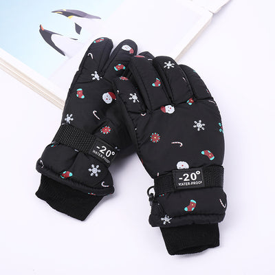 Guantes de Esquí Infantiles Térmicos con Forro Polar y Dedos Protegidos - Image 7