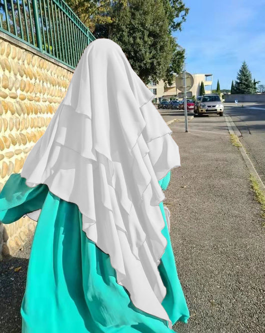 Turbante Protector Solar Multicapa para Mujer - Diseño Étnico Tradicional - Image 12