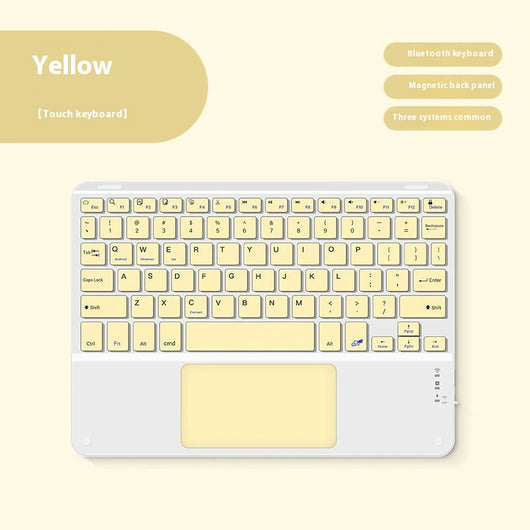 Teclado Bluetooth con Touchpad para Móvil y Tablet - Recargable Inalámbrico - Image 9