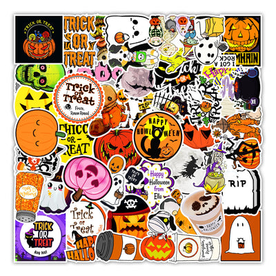 Pack 50 Stickers Halloween Resistentes al Agua para Laptop, Tazas y Refrigerador - Image 12