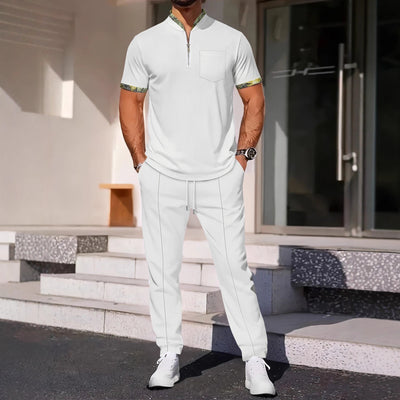 Conjunto Deportivo Casual con Combinación de Colores para Hombre