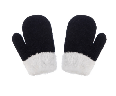 Conjunto de Gorro con Orejeras y Guantes de Lana para Niños en Color Sólido - Image 13