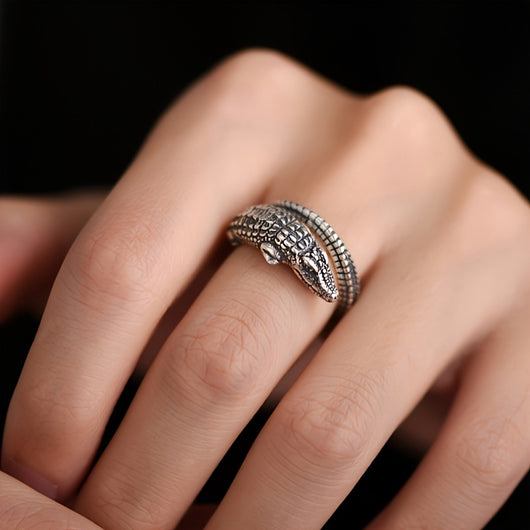 Anillo de Declaración Retro Unisex con Diseño Nicho Exclusivo