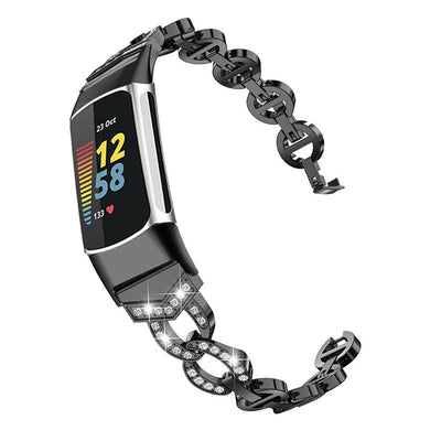 Correa de Reloj Acero Inoxidable Diamantada Full Metal Versátil - Image 5