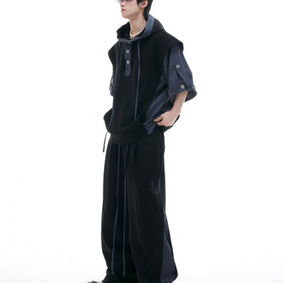 Conjunto Deportivo Casual con Capucha y Costuras en Relieve - Image 7