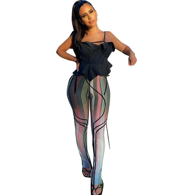 Pantalones Casuales para Mujer con Cintura Ajustable - Image 3