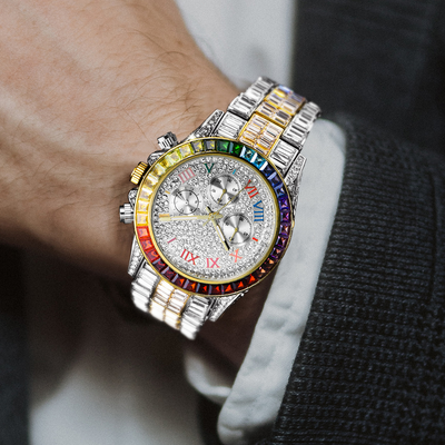 Reloj de Cuarzo Diamante Arcoíris Tres Ojos - Image 42
