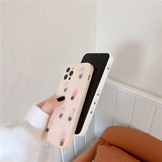 Funda para Celular con Diseño de Té con Leche Creativo y Moderno - Image 8