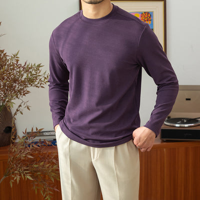 Camiseta Manga Larga Cuello Redondo para Hombre - Image 4