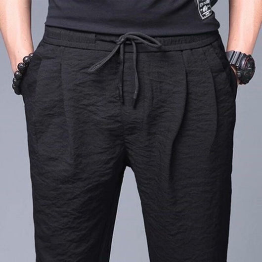 Pantalones Deportivos Frescos de Nueve Puntos - Corte Relajado - Image 9
