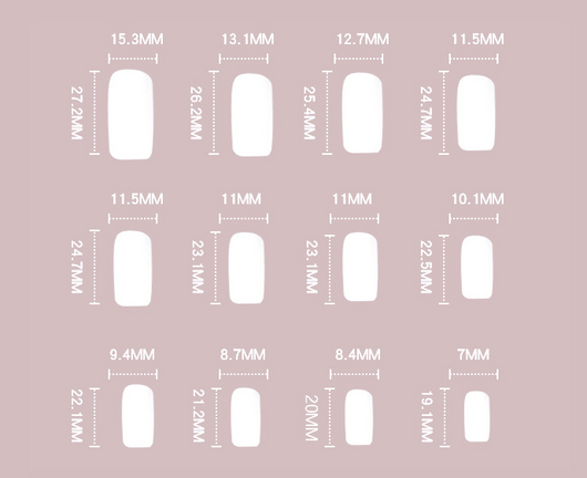 Uñas Postizas French Bisel Negro Premium - Image 9