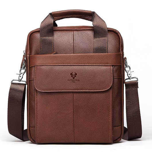 Bolsa Mensajero Ejecutiva Hummer en Cuero Genuino para Hombre - Image 10