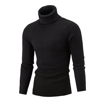 Suéter Cuello Alto Manga Larga para Hombre - Estilo Casual - Image 8