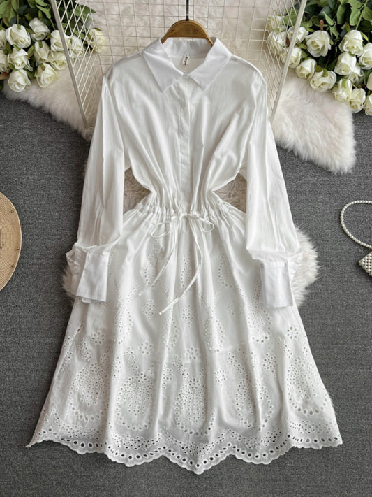 Vestido Midi Ajustado con Mangas Farol - Efecto Silueta Esbelta - Image 2