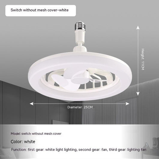 Lámpara Ventilador Aromaterápica E27 con Control Remoto para Dormitorio - Image 11