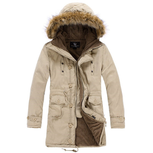 Abrigo Parka de Invierno para Hombre - Chaqueta Cálida de Algodón - Image 5