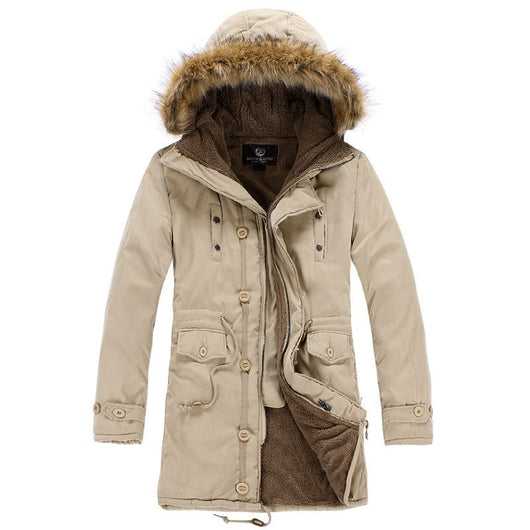 Abrigo Parka de Invierno para Hombre - Chaqueta Cálida de Algodón - Image 5
