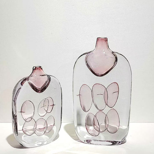 Jarrón de Cristal Burbuja Moderno y Minimalista - Image 2