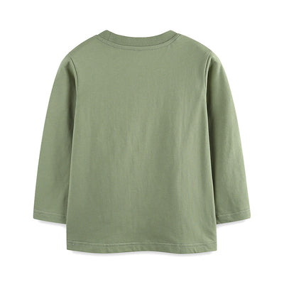Camiseta Infantil Manga Larga Estilo Europeo Americano con Estampado de Animales - Image 2