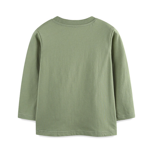 Camiseta Infantil Manga Larga Estilo Europeo Americano con Estampado de Animales - Image 2