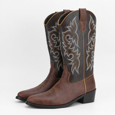 Bota Retro Alta con Bordado para Hombre - Image 14