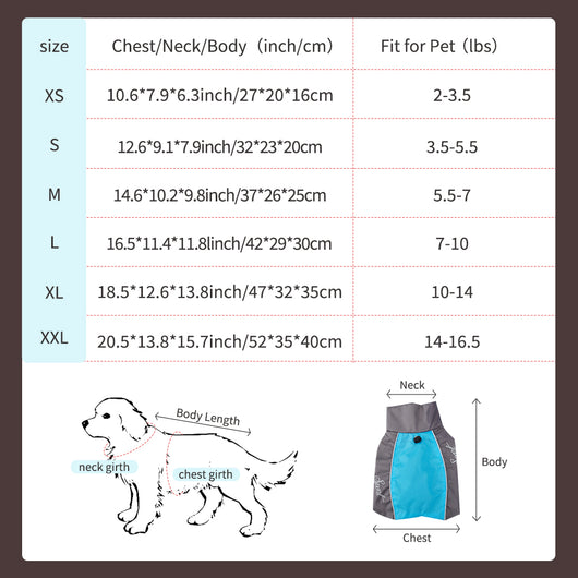 Impermeable para Perros - Abrigo Deportivo Resistente al Agua para Mascotas - Image 12